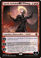 Matte Finish Adventures in the Forgotten Realms Zariel, Archduke of Avernus ( #172 )