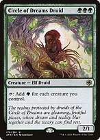 Matte Finish Adventures in the Forgotten Realms Circle of Dreams Druid ( #176 )