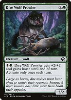 Matte Finish Adventures in the Forgotten Realms Dire Wolf Prowler ( #179 )