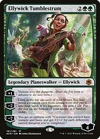 Matte Finish Adventures in the Forgotten Realms Ellywick Tumblestrum ( #181 )