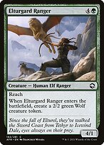 Matte Finish Adventures in the Forgotten Realms Elturgard Ranger ( #182 )