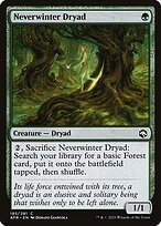 Matte Finish Adventures in the Forgotten Realms Neverwinter Dryad ( #195 )