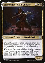 Matte Finish Adventures in the Forgotten Realms Barrowin of Clan Undurr ( #218 )