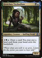 Matte Finish Adventures in the Forgotten Realms Gretchen Titchwillow ( #223 )