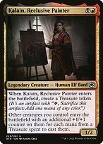 Matte Finish Adventures in the Forgotten Realms Kalain, Reclusive Painter ( #225 )