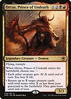 Matte Finish Adventures in the Forgotten Realms Orcus, Prince of Undeath ( #229 )