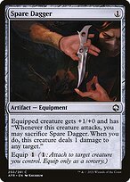 Matte Finish Adventures in the Forgotten Realms Spare Dagger ( #250 )