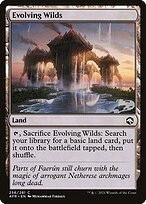 Matte Finish Adventures in the Forgotten Realms Evolving Wilds ( #256 )