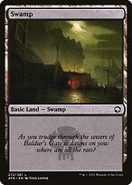 Matte Finish Adventures in the Forgotten Realms Swamp ( #272 )