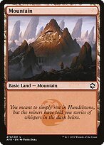Matte Finish Adventures in the Forgotten Realms Mountain ( #274 )