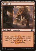 Matte Finish Adventures in the Forgotten Realms Mountain ( #277 )