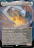 Matte Finish Adventures in the Forgotten Realms Icingdeath, Frost Tyrant ( #287 )