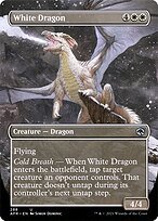 Matte Finish Adventures in the Forgotten Realms White Dragon ( #288 )