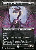 Matte Finish Adventures in the Forgotten Realms Ebondeath, Dracolich ( #292 )