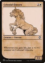 Matte Finish Adventures in the Forgotten Realms Celestial Unicorn ( #301 )