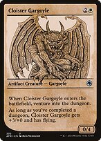 Matte Finish Adventures in the Forgotten Realms Cloister Gargoyle ( #302 )