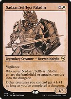 Matte Finish Adventures in the Forgotten Realms Nadaar, Selfless Paladin ( #303 )