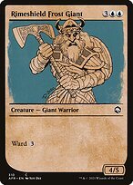 Matte Finish Adventures in the Forgotten Realms Rimeshield Frost Giant ( #310 )