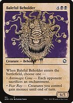 Matte Finish Adventures in the Forgotten Realms Baleful Beholder ( #311 )