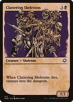 Matte Finish Adventures in the Forgotten Realms Clattering Skeletons ( #312 )