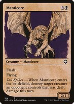 Matte Finish Adventures in the Forgotten Realms Manticore ( #314 )
