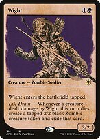 Matte Finish Adventures in the Forgotten Realms Wight ( #316 )