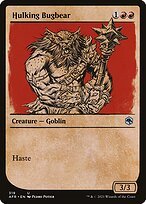 Matte Finish Adventures in the Forgotten Realms Hulking Bugbear ( #319 )