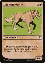 Matte Finish Adventures in the Forgotten Realms Dire Wolf Prowler ( #325 )