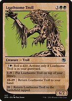 Matte Finish Adventures in the Forgotten Realms Loathsome Troll ( #327 )