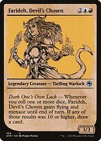 Matte Finish Adventures in the Forgotten Realms Farideh, Devil's Chosen ( #339 )