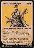 Matte Finish Adventures in the Forgotten Realms Minsc, Beloved Ranger ( #344 )
