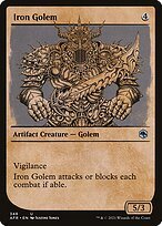 Matte Finish Adventures in the Forgotten Realms Iron Golem ( #348 )