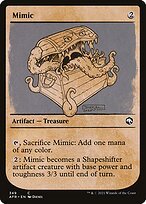 Matte Finish Adventures in the Forgotten Realms Mimic ( #349 )