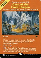 Matte Finish Adventures in the Forgotten Realms Cave of the Frost Dragon ( #350 )