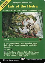 Matte Finish Adventures in the Forgotten Realms Lair of the Hydra ( #356 )