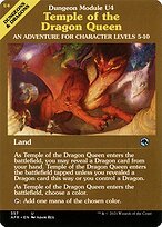 Matte Finish Adventures in the Forgotten Realms Temple of the Dragon Queen ( #357 )
