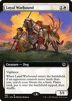 Matte Finish Adventures in the Forgotten Realms Loyal Warhound ( #363 )