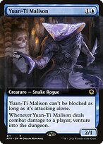 Matte Finish Adventures in the Forgotten Realms Yuan-Ti Malison ( #371 )