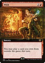 Matte Finish Adventures in the Forgotten Realms Wish ( #382 )