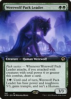 Matte Finish Adventures in the Forgotten Realms Werewolf Pack Leader ( #387 )