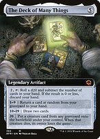 Matte Finish Adventures in the Forgotten Realms The Deck of Many Things ( #392 )