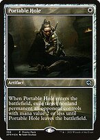 Matte Finish Adventures in the Forgotten Realms Portable Hole ( #398 )