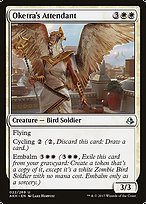 Glossy Finish Amonkhet Oketra's Attendant ( #22 )