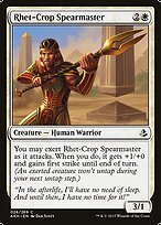 Glossy Finish Amonkhet Rhet-Crop Spearmaster ( #26 )