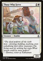 Glossy Finish Amonkhet Those Who Serve ( #32 )