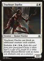 Glossy Finish Amonkhet Trueheart Duelist ( #35 )