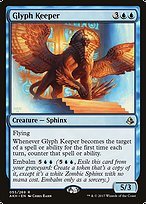Glossy Finish Amonkhet Glyph Keeper ( #55 )