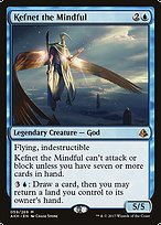 Glossy Finish Amonkhet Kefnet the Mindful ( #59 )