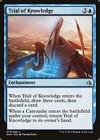 Glossy Finish Amonkhet Trial of Knowledge ( #73 )