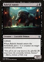 Glossy Finish Amonkhet Baleful Ammit ( #79 )